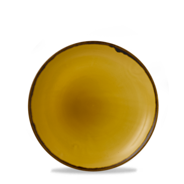 Piatto-Dudson-Harvest-Mustard-Coupe-Plate-HVMUEVP81